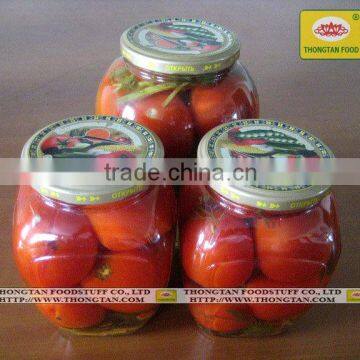 Pickled Egg Tomato in square jars 500ml and 720ml