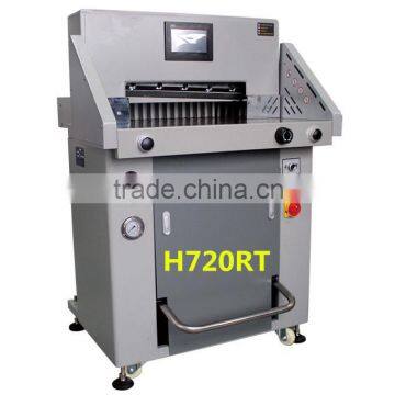 2016 New design Electrical hydraulic paper programmable paper cutter--H720RT