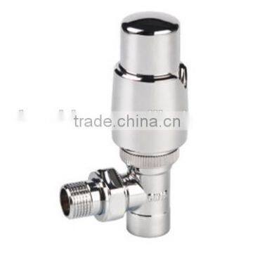 Thermostatic Radiator Valve(TRV)Chrome Angle ABS Head