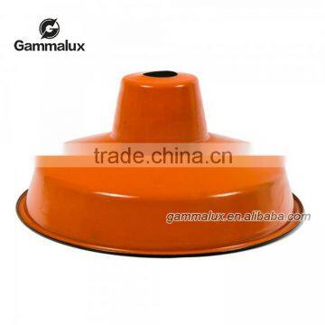 Quality Guarantee Orange Enamel Lamp Shade