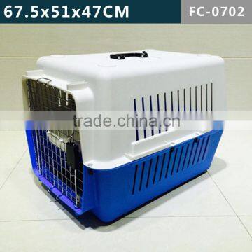 Areline approved plastic dog kennel / cat cage, foldable dog travel crate