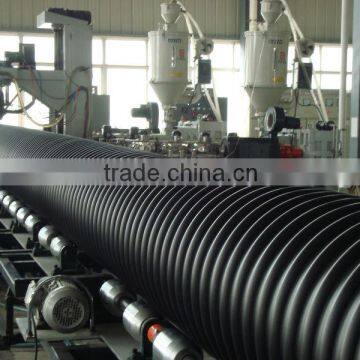 Underground sewage systems for Municiple projects Spiral corrugated PE PIPE