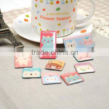 High Quality, block, artwork OEM acceptable ,3D crystal resin fridge magnet