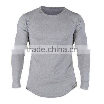 Slim fit running t shirt long sleeve for men