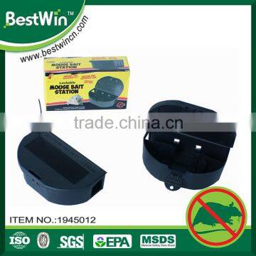 BSTW Over 10 years Experience Large Black Plastic mouse bait station