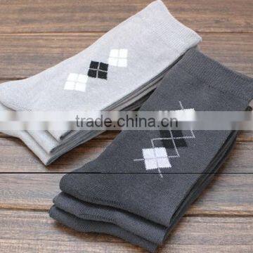 China Wholesale Custom Lambswool Sock for Men/mens Cotton Socks photo-4