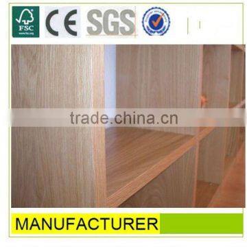 modern cheap white melamine MDF wood bookshelf