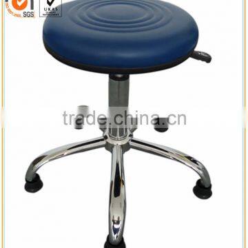 320mm Seat Size Elastic Sponge Black Laboratory Polyurethane ESD Chair