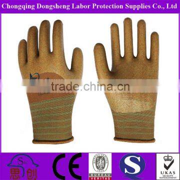 13G Polyester Shell Anti-Acid Oil Proof nitrile work gloves sialkot