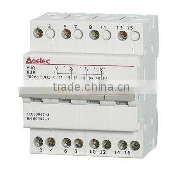 AUQ1 din rail mounting 32A Modular Changeover Switch