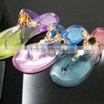 2015 Fashion PVC Jelly Slippers for Women