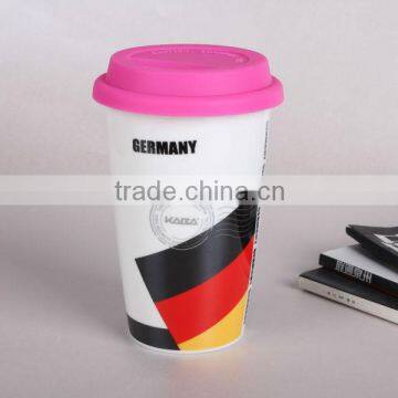Ceramic Mug White Porcelain Coffee Cup Customizable Style Wholesale photo-4