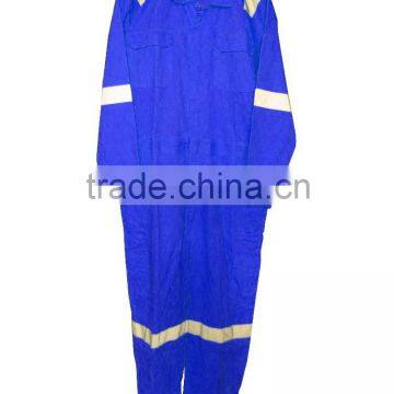 100% Cotton Coveralls 280gsm for southeast Asia market, reflective stripe coverall