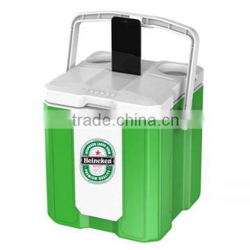 Save 20% outdoor camping portable mini music ice cooler box with bluetooth speaker