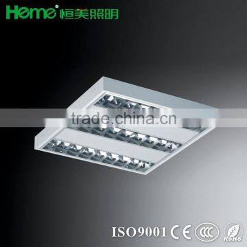 T5 recessed mount grid lamp light