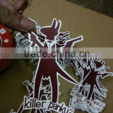 die cut vinyl sticker