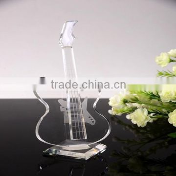 beautiful crystal volin music instrument for souvenirs