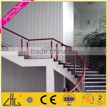 ZHL zhonglian China Gold Supplier aluminium profiles for stair railing