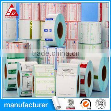 SHANG HAI ZONE MANUFACTORE SEMIGLOSS PAPER ADHESIVE LABEL