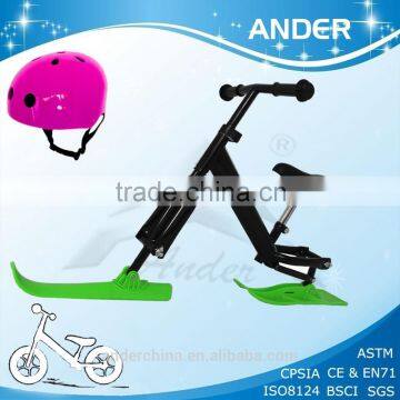 Ander patent best gift Child snow scooter with safe helmet