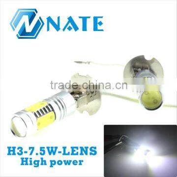 2014high quality H3 led fog light green Car high power auto LED fog lamp / fog light H3-7.5w