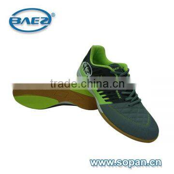 khaki color indoor football shoe for sport