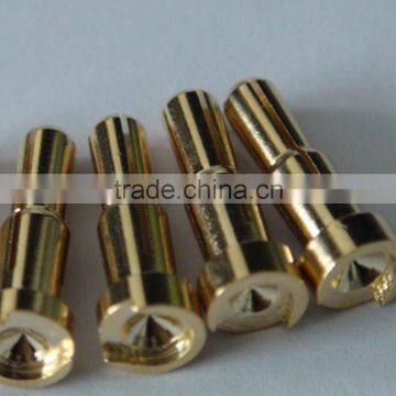 4/5mm Gold Bullet Connector / Banana Connector Male and Female