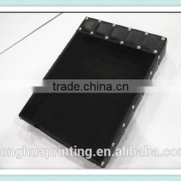 factory price leather book box