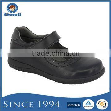 Bulk Wholesale Girls Classic Pure Black Round Toe School Shoes Size 25-37