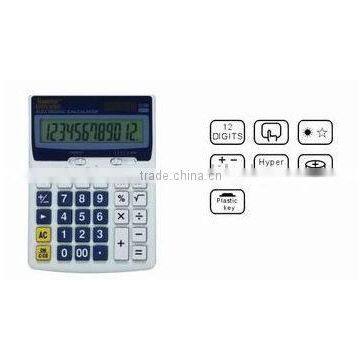 12 digit Dual power desktop calculator