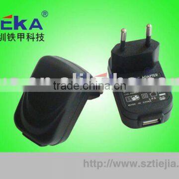 6W AC/DC USB Travel Adapter(EU Plug)