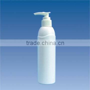 200ml empty shampoo HDPE bottle with the pump fashion shampoo bottle