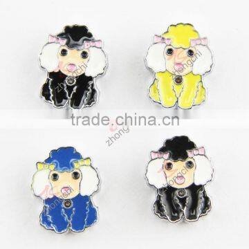 cute enamel sheep charm pendant