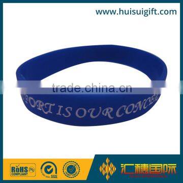 high quality promotional latest design silicone bracelet