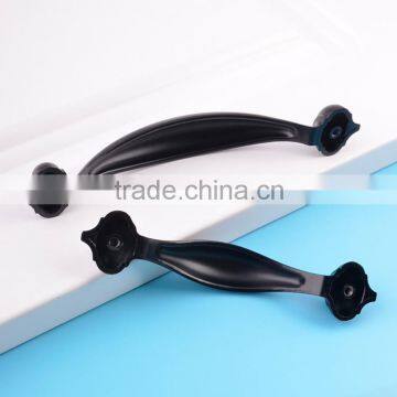 New 2016 Garden Swing Canopy Hardware Classical Black Kitchen Door Cabinet Handle