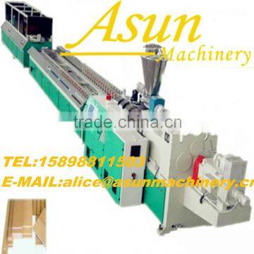 PVC wood plastic profile making machine/PVC wood plastic profile production machine/Made in Qingdao