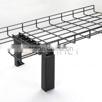 On Cabnit/Floor Brackets with Connector Powder Wire Mesh Cable Tray