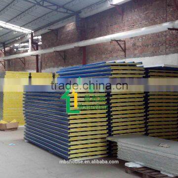 Fire proof insulation Glass wool rockwool Sandwich panel manufacturer