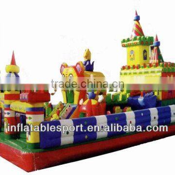 PVC giant inflatable fun city