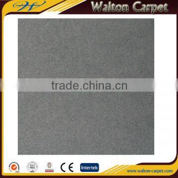 Nonwoven needle punched velour styles grey plain carpet