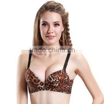 classical leopard south america one piece seamless bra