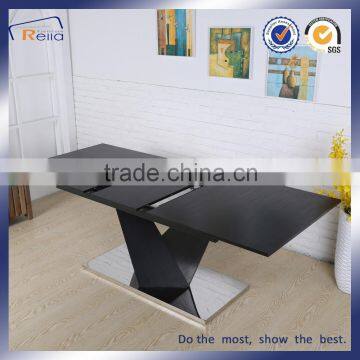 Modern Home Furniture MDF Extension Dining Table Wooden Table