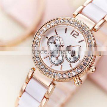 New Models Dress Vintage Retro Gold Diamond Women Bracelet Watch