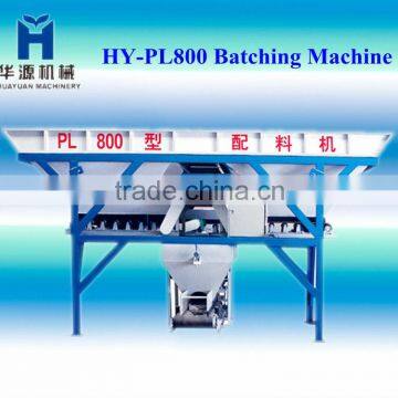 Small stationary concrete batching machine