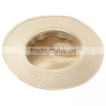 2016 Simple Belt Paper Straw Panama Fedora Hats photo-2