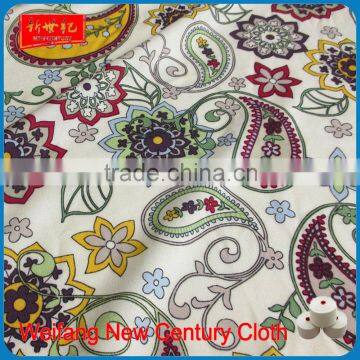 Weifang NUWCENTURY Make to Orde 30*30 68*68 100% Printed Digital Viscose Fabric