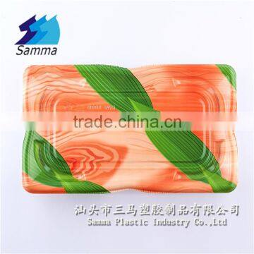 KW-0008ZMJ-YGN Plastic Blister Disposable Frozen Sushi Box photo-4