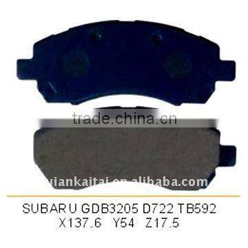 PREMIUM QUALITY FRONT BRAKE PAD FOR SUBARU