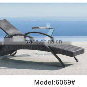 Light weight daybed outdoor pool garden stacking sunbeds/sun bed /Aluminium sun lounger