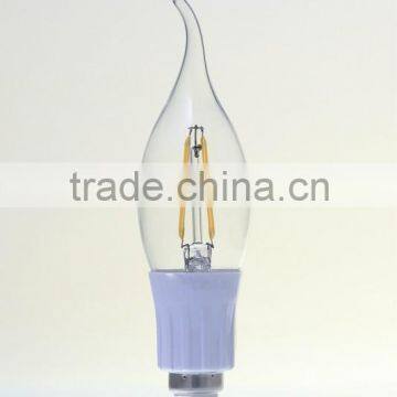 2015 changeable decorative filament bulbs dimmable led filament bulb